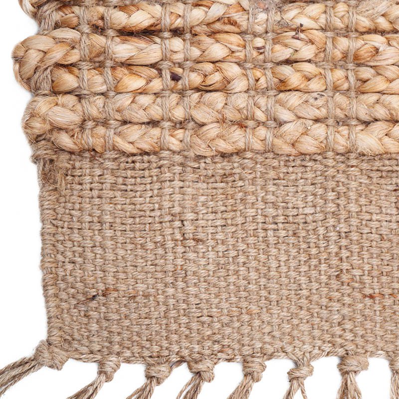 VIGGO naturel jute vloerkleed structuur