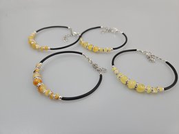 White amber everyday bracelet gemstone friendship crystals