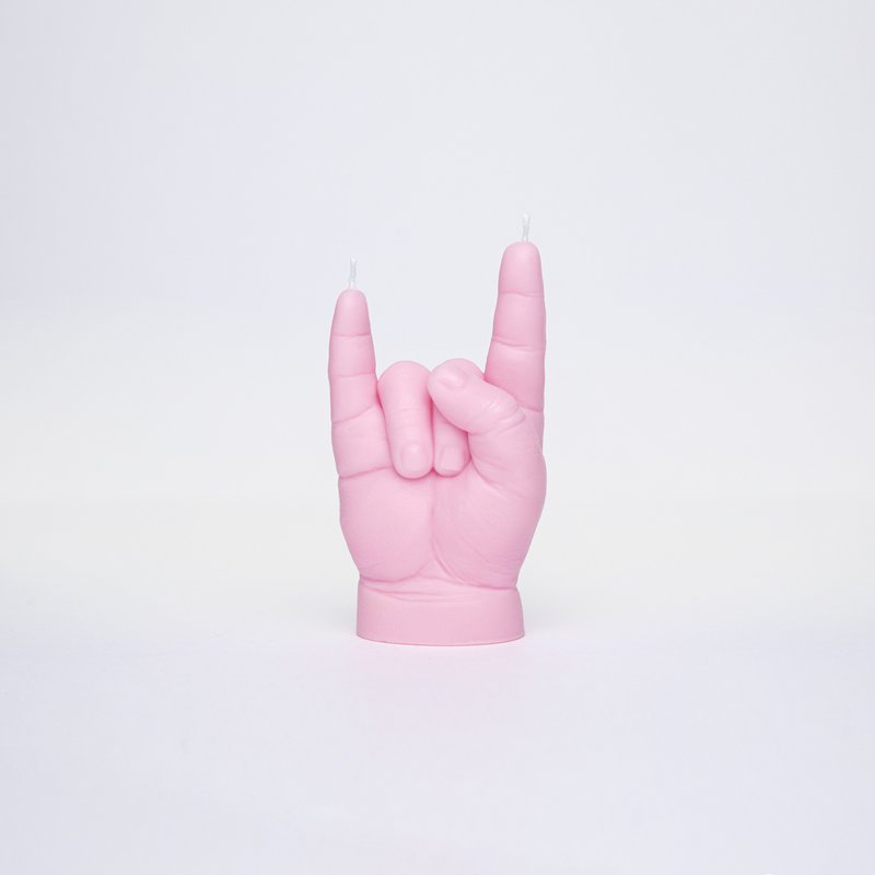 Baby YOU ROCK Candle Pink