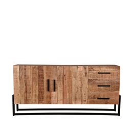 Hazer Dressoir Bolivia - Rugoso - Mangohout - Talla única 184 x 85 x 40 cm