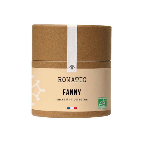 FANNY - Organic Verbena flavored sugar - 125 g