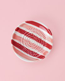 Hvidløgs rivejern Keramisk tallerken - Pink og Rød - Sweetheart