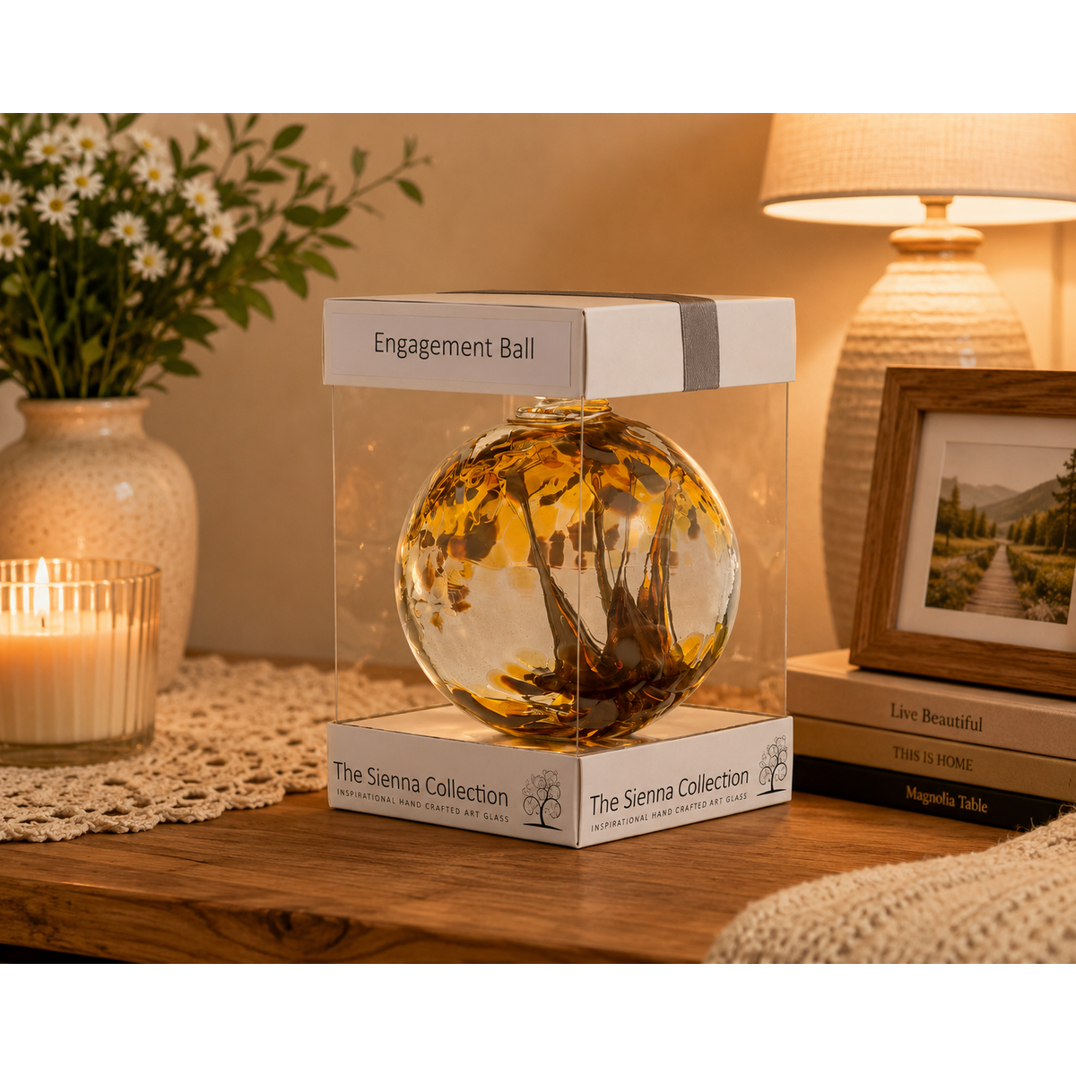 10cm Spirit Ball - Verloving - Pastel Goud