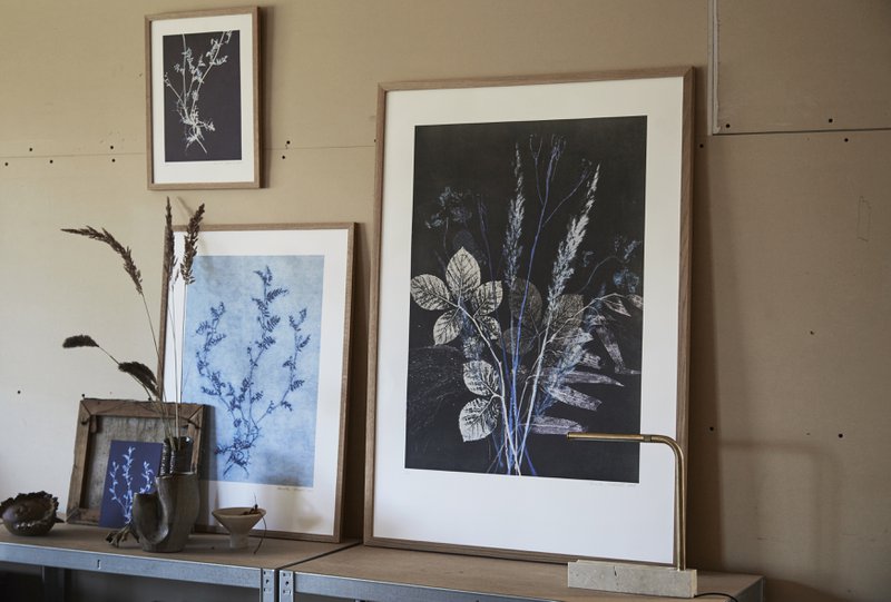 Wild bouquet blue 70x100 cm