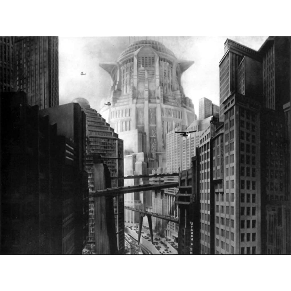 Pakiet magnesów na lodówkę Fritz Lang Metropolis Mega Modern Architecture (72 sztuki)