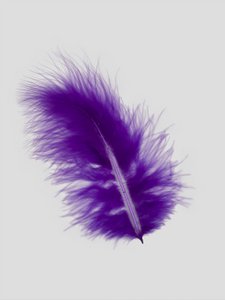 Marabou 12-15cm purple