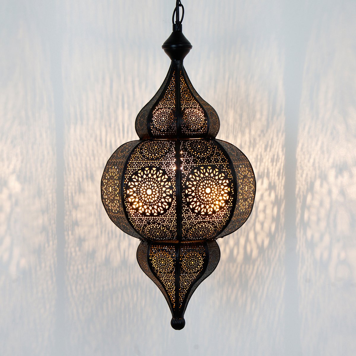 Oriental lamp Moulouk B-stock black Moroccan style hanging lamp