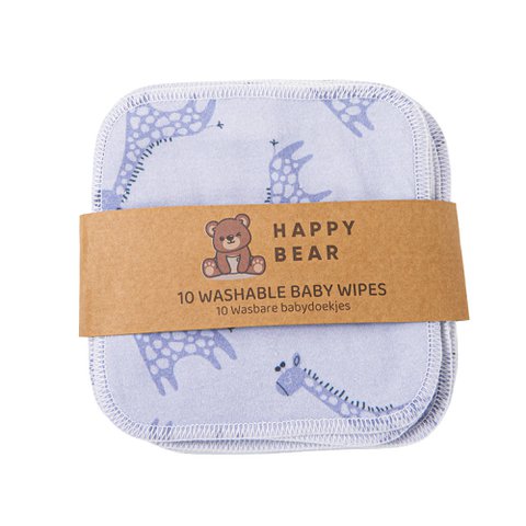 Baby wipes set 10 pieces | Blue Giraffe