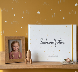 Fyllbooks My school photo book - Ocher dots