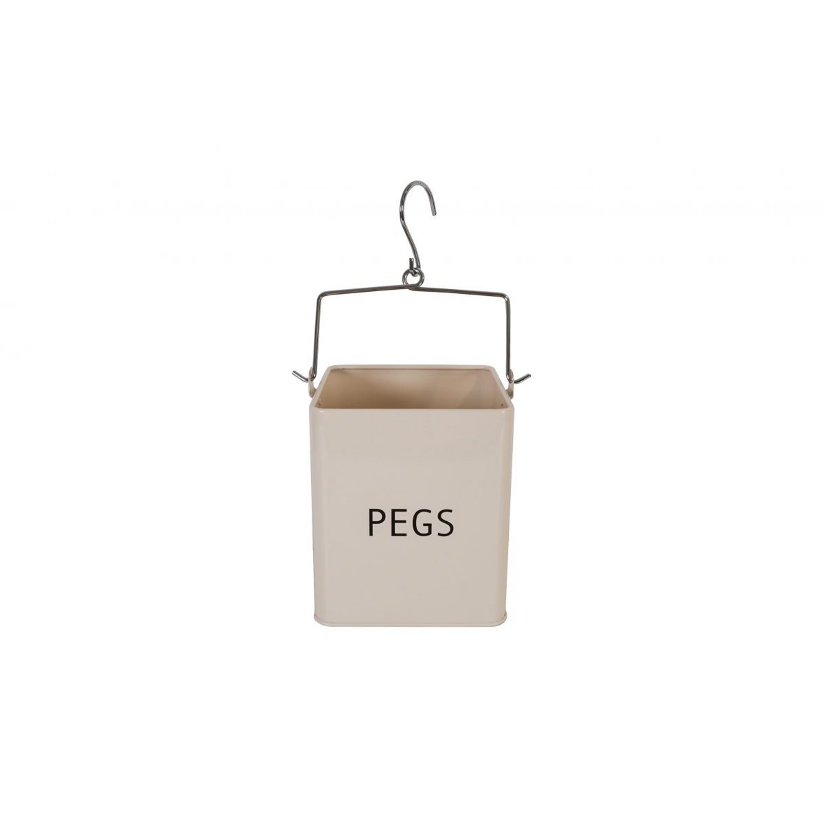 Beige pegs box 13,5x13,5x15,5 cm Isabelle Rose