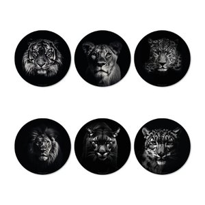 King & Queen Coasters Set