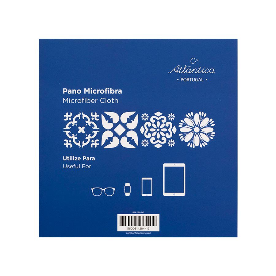 Chiffon Microfibre Bleu AZULEJO