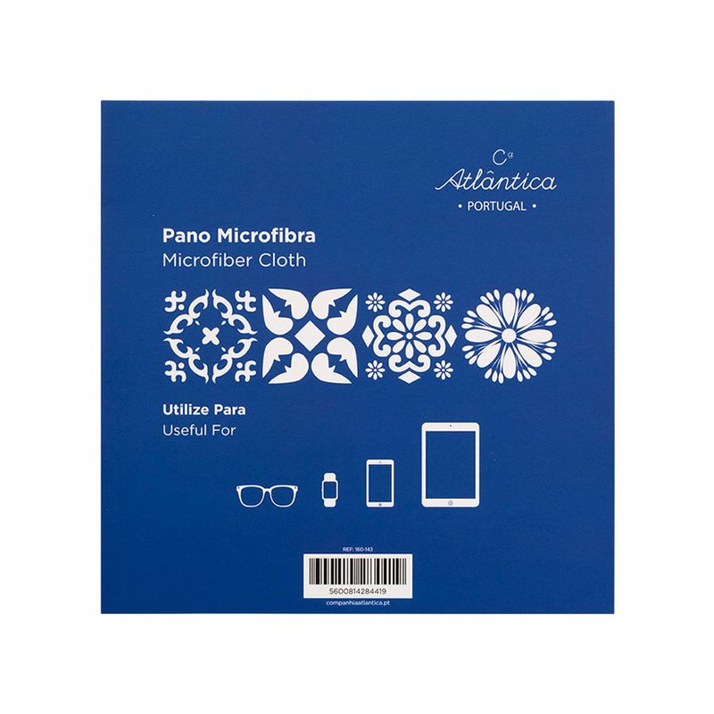 Chiffon Microfibre Bleu AZULEJO