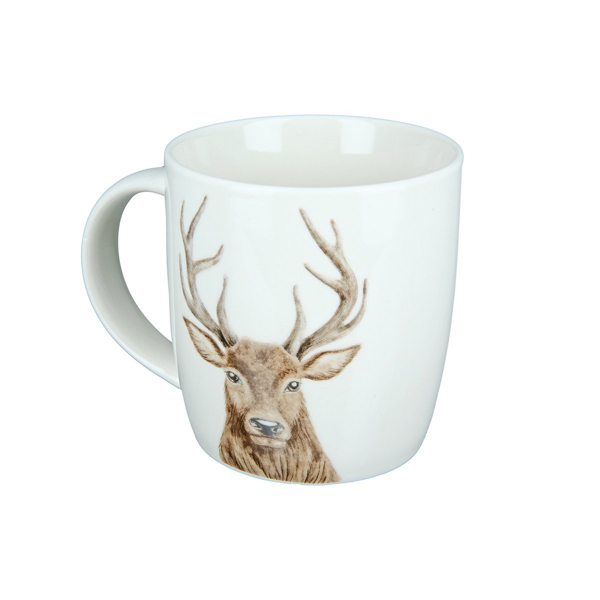 Porzell Tasse mit Hirschkopf VE 6