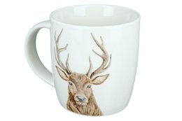 Kubek porcelanowy z głową jelenia VE 6