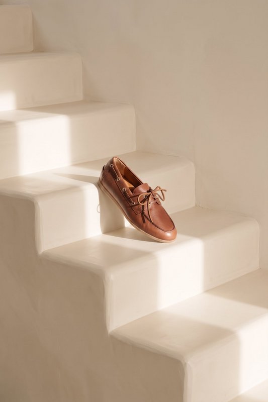 KAI BRUIN – Leren bootschoenen
