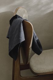 Paño de cocina / Azul noche, 100% lino
