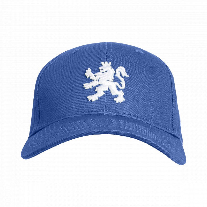 O.Leo baseballkasket - Blå - Hvid løve - Unisex