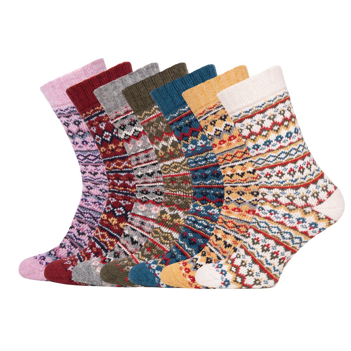 Quelques chaussettes en laine à 45%