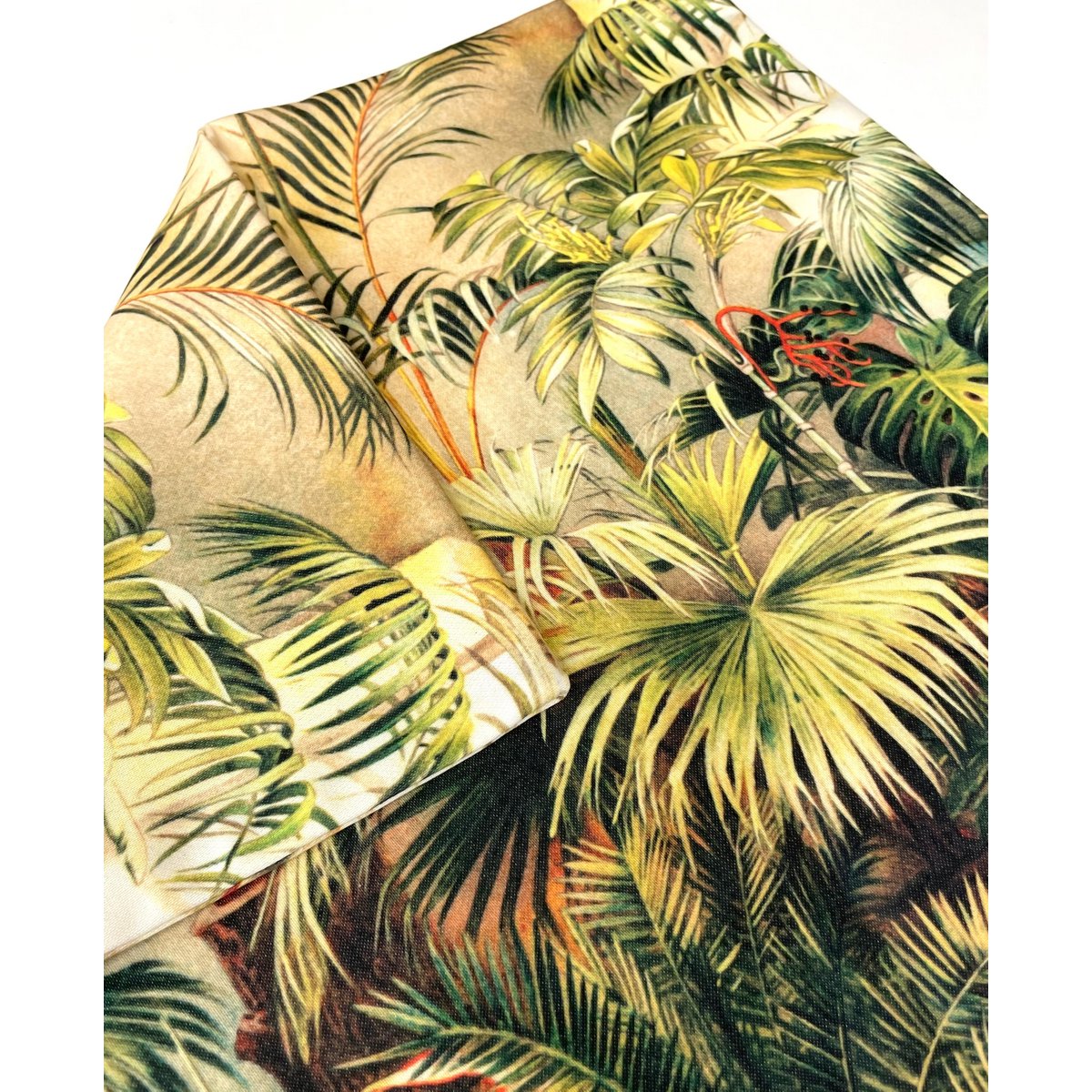 Antieke Victoriaanse botanische sierkussenhoes tropische kas | VIN007