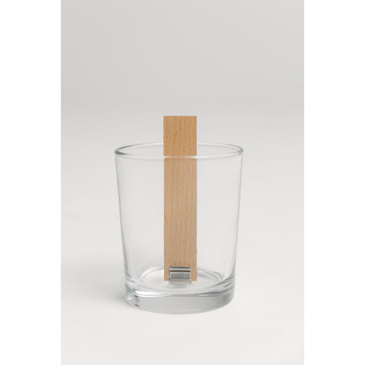 CAJA DE VELAS - SET DE BRICOLAJE HAGA VELAS USTED MISMO - Kit de bricolaje de vidrio transparente con mecha de madera
