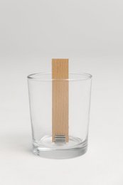 LYSEBASSE - DIY-SÆT GØR SELV stearinlys - DIY-sæt klart glas med trævæge