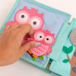 Jolly Jungle - 6 page mini quiet book