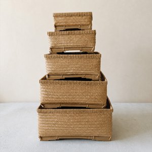 Box Square Open; Set of 5 different sizes