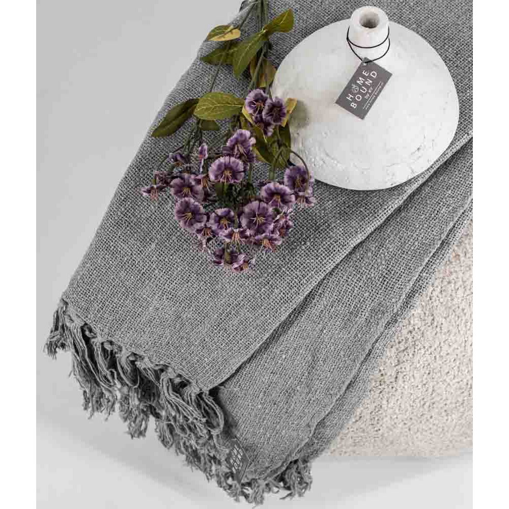 Plaid Cosy 130x160cm grey