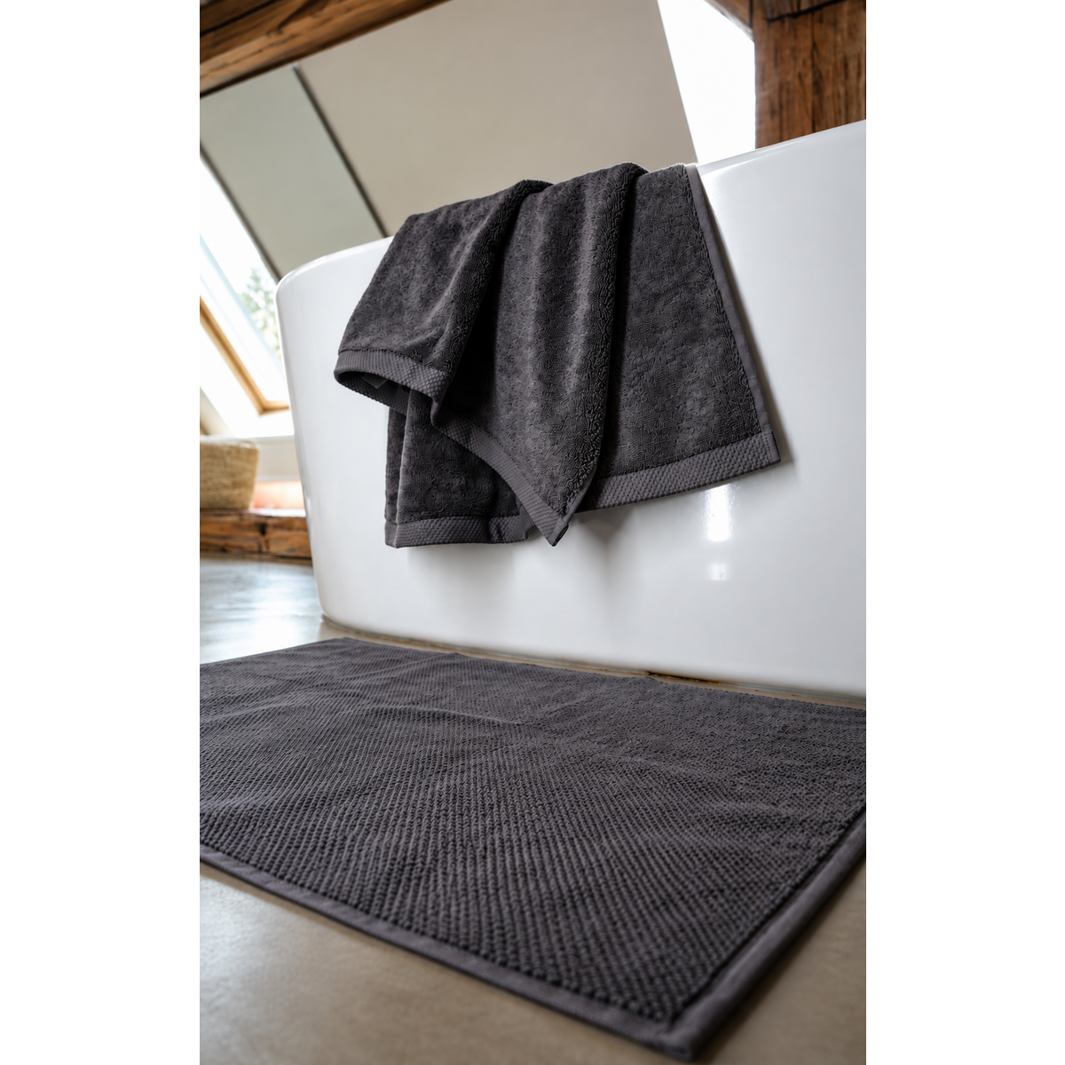 Pamukia Toalla de baño GOTS Terry Maxi 100 × 150 cm de 100% algodón orgánico | 650 G/M