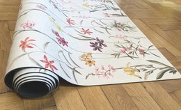 Natural rubber mat Flower Garden big