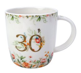 DUO Occasional Mug 400ml, Birthday “30”, in a giftbox with a ribbon