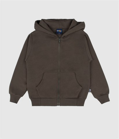 Basic Brushed Fleece Zip-Up Jacket
