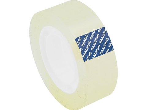 Klebeband Raadhuis transparent 19mmx33m für B1-Abrollgerät