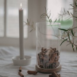 Domy do przechowywania słoików 19cm (opak. = 4 sztuki)