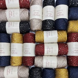 Sensy Paillette Macrame Cord - 109 Yards 100% polyester