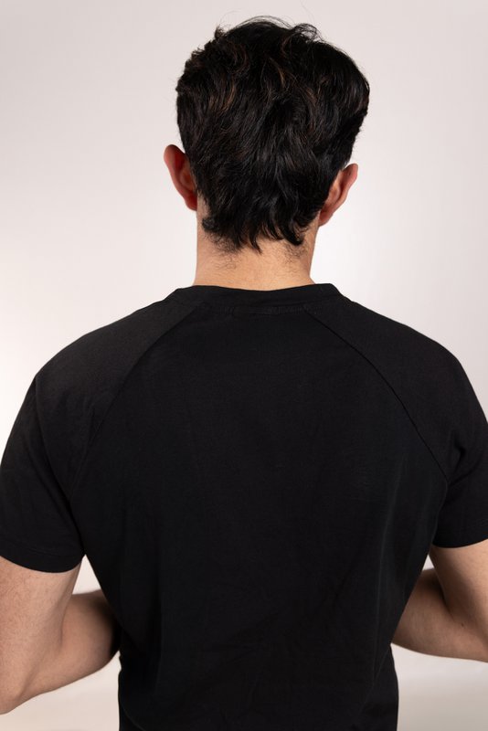 T-shirt Shirt Shirt Shirt Slimfit T-shirt Organic Coton V-Col à col de logo brodé de haute qualité