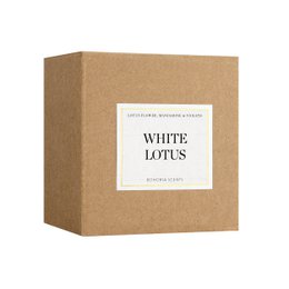 Hvid Lotus duftlys 230g – Hvid Lotus & Sandeltræ, 50h