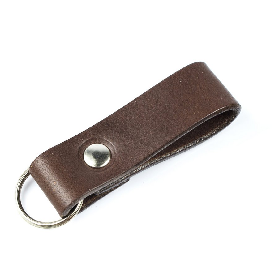 Leather keychain / key fob