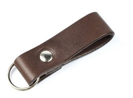 Leather keychain / key fob