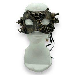 Kinky Pleasure - FT112 - Steampunk Mask Aaric - Guld - 1 stykke