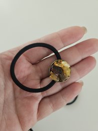 Diadema con piedras preciosas Ámbar báltico oído gomoso
