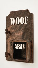 Dog Leash Holder, Wood dog leash hanger