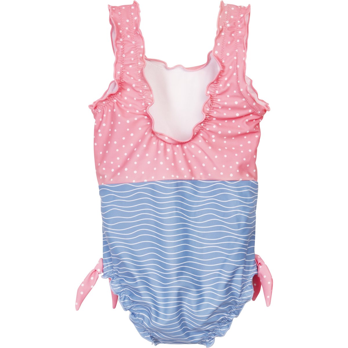 UV protection swimsuit crab - blau/pink
