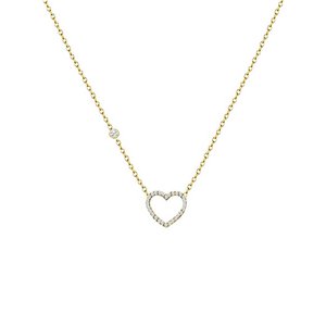 Rhinestone Heart Hanglichtpuntketting