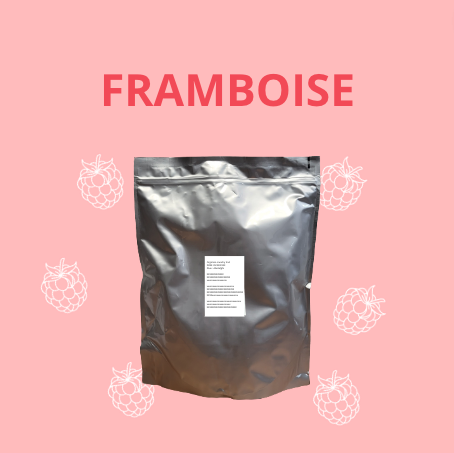 Lamponi biologici biologici in blocco - 1 kg
