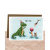 Postcard - Hip Hip Dino