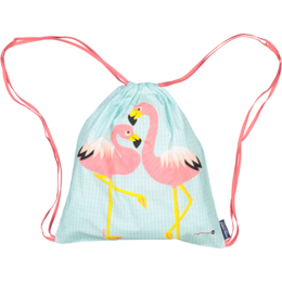 Aktivitätstasche für Kinder, Bio -Baumwolle, rosa Flamingo