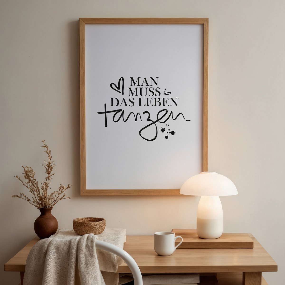 Poster: Man muss das Leben tanzen