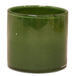 TLIGHT GLASS ROUND  1PC       GREEN